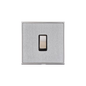 Executive Range Satin Chrome with Polished Chrome Switches & Sockets, EX23 - 1 Gang Rocker Switch by Heritage Brass By M-Marcus
