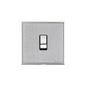 Executive Range Satin Chrome with Polished Chrome Switches & Sockets, EX23 - 1 Gang Intermediate Rocker Switch by Heritage Brass By M-Marcus