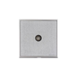 Executive Range Satin Chrome with Polished Chrome Switches & Sockets, EX23 - 1 Gang Non-Isolated TV Coaxial Socket by Heritage Brass By M-Marcus