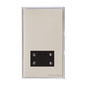 Executive Range Satin Nickel with Polished Chrome Switches & Sockets, EX25 - Shaver Socket Output Voltage 110/240V by Heritage Brass By M-Marcus
