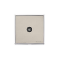 Executive Range Satin Nickel with Polished Chrome Switches & Sockets, EX25 - 1 Gang Non-Isolated TV Coaxial Socket by Heritage Brass By M-Marcus