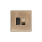 Executive Range Antique Brass Switches & Sockets, EX91 - Switched Spur (13 Amp) by Heritage Brass By M-Marcus