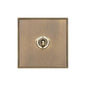 Executive Range Antique Brass Switches & Sockets, EX91 - 1 Gang Intermediate Toggle Switch by Heritage Brass By M-Marcus