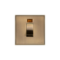 Executive Range Antique Brass Switches & Sockets, EX91 - 45A DP Cooker Switch with Neon (single plate) by Heritage Brass By M-Marcus