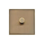 Executive Range Antique Brass Switches & Sockets, EX91 - 1G Multi Location Secondary Dimmer by Heritage Brass By M-Marcus