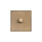 Executive Range Antique Brass Switches & Sockets, EX91 - 1 Gang TED Dimmer (Compatible with LED Lamps) by Heritage Brass By M-Marcus