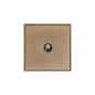 Executive Range Antique Brass Switches & Sockets, EX91 - 1 Gang Satellite Socket by Heritage Brass By M-Marcus