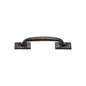 Matt Black Iron Offset Cabinet Pull Handle by M Marcus - Heritage Brass