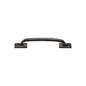 Matt Black Iron Offset Cabinet Pull Handle by M Marcus - Heritage Brass