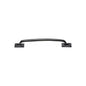 Matt Black Iron Offset Cabinet Pull Handle by M Marcus - Heritage Brass