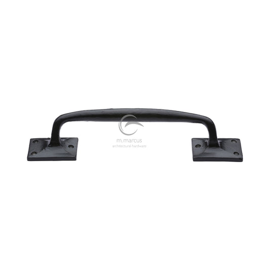 Matt Black Iron - Door Pull Handle by M Marcus - Heritage Brass