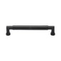 Matt Black Iron Bauhaus Cabinet Pull Handle by M Marcus - Heritage Brass