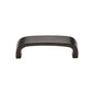 Matt Black Iron Curved D Shaped Cabinet Pull Handle by M Marcus - Heritage Brass