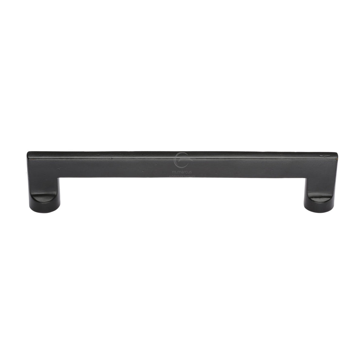 Matt Black Iron Apollo Cabinet Pull Handle by M Marcus - Heritage Brass