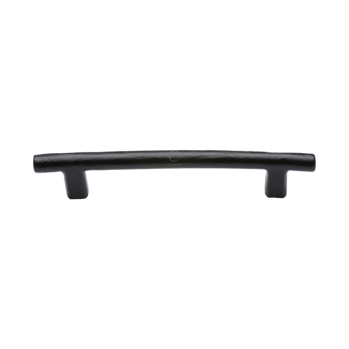 Matt Black Iron Round Bar Cabinet Pull Handle by M Marcus - Heritage Brass