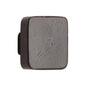Matt Black Iron Square Cabinet Knob by M Marcus - Heritage Brass