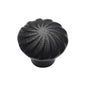 Matt Black Iron Wheel Cabinet Knob by M Marcus - Heritage Brass
