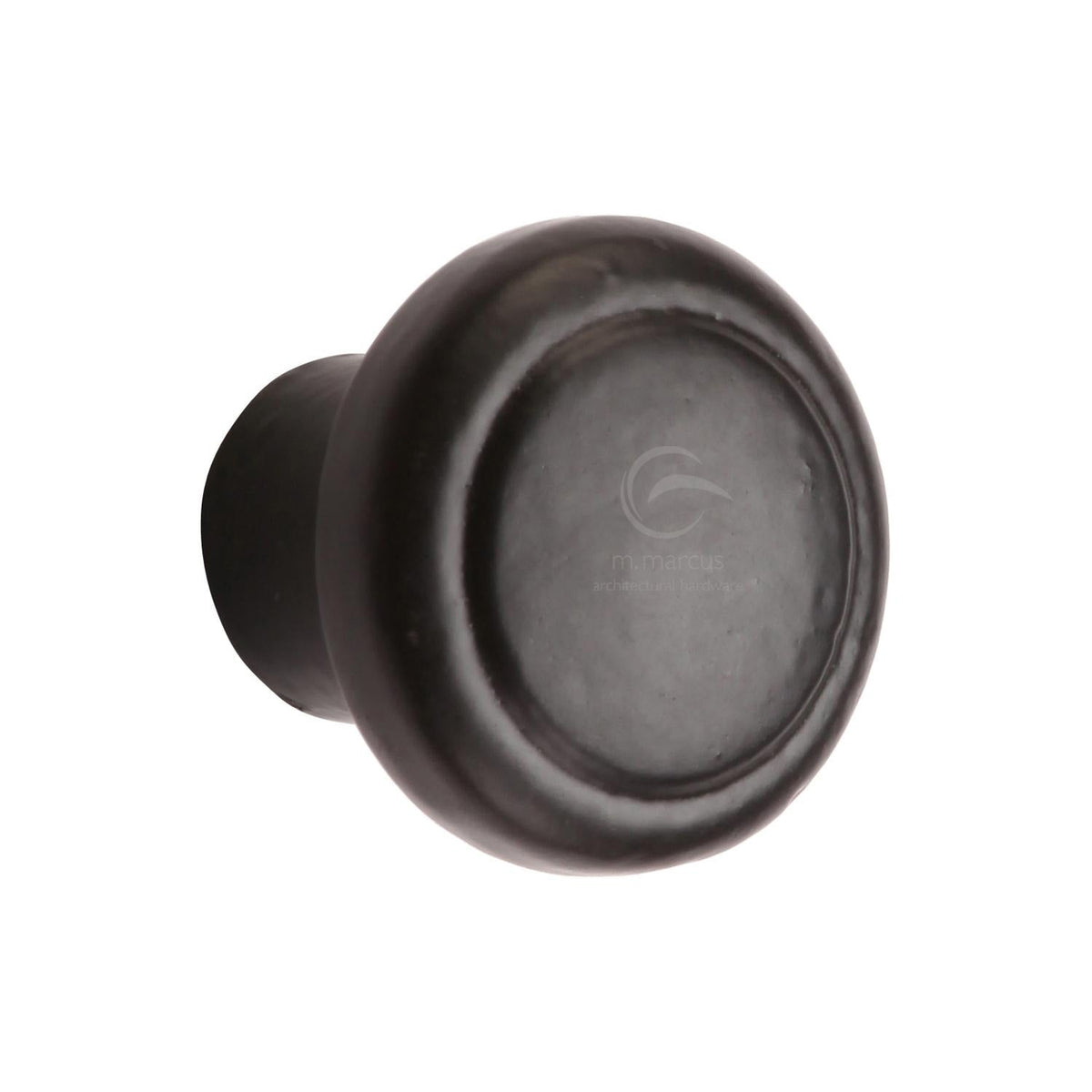 Matt Black Iron Newport Cabinet Knob by M Marcus - Heritage Brass