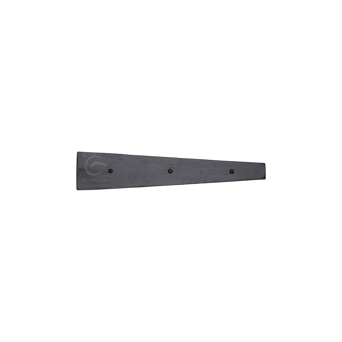 Black Iron Straight Dummy Hinge by M Marcus - Heritage Brass