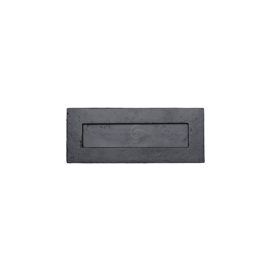 Black Iron Letterplate by M Marcus - Heritage Brass