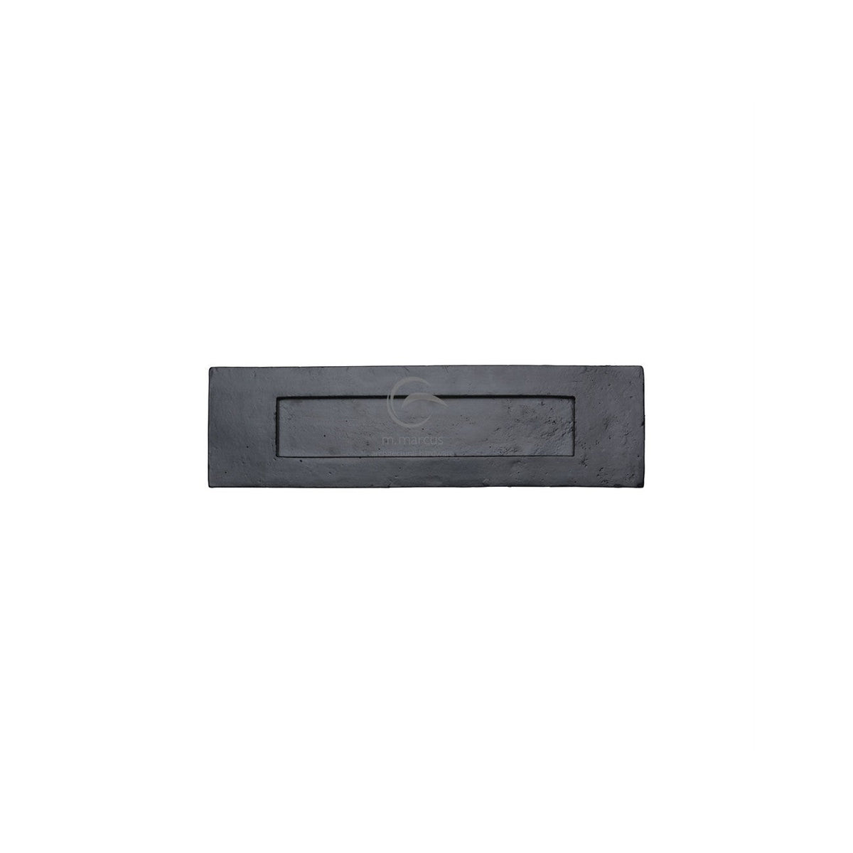 Black Iron Letterplate by M Marcus - Heritage Brass