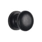 Matt Black Iron Round Cabinet Knob by M Marcus - Heritage Brass