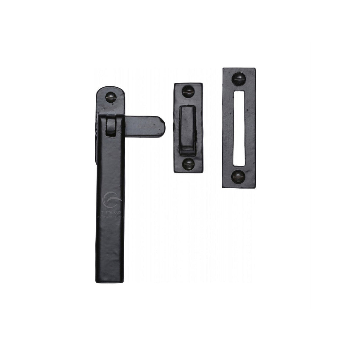Matt Black Iron - Casement Window Fastener by M Marcus - Heritage Brass