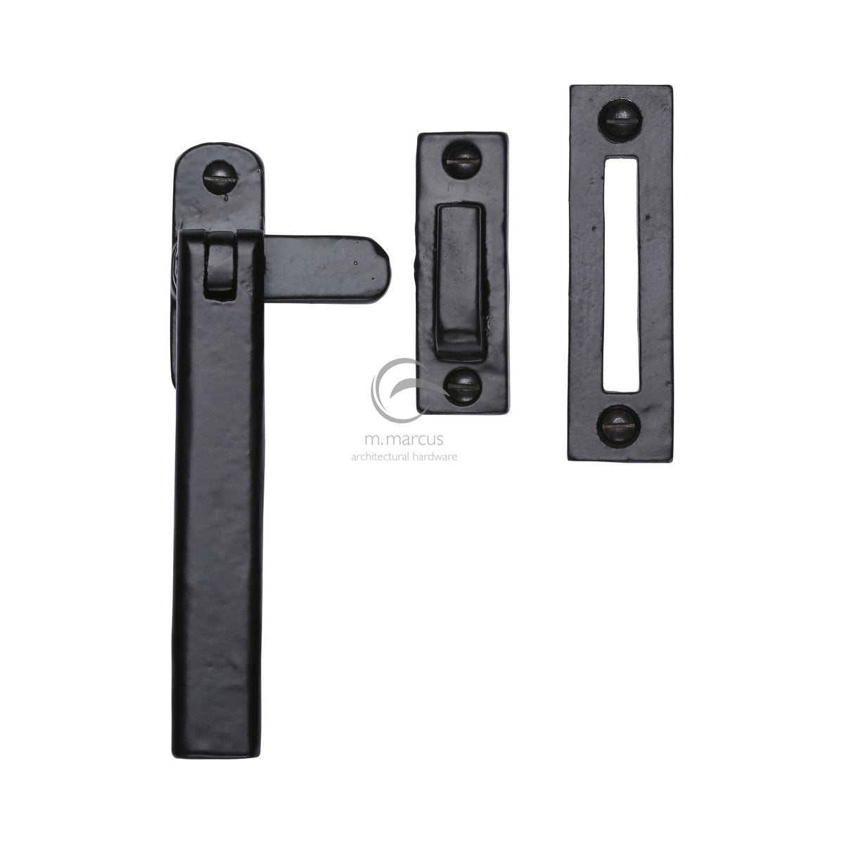 Matt Black Iron - Casement Window Fastener by M Marcus - Heritage Brass