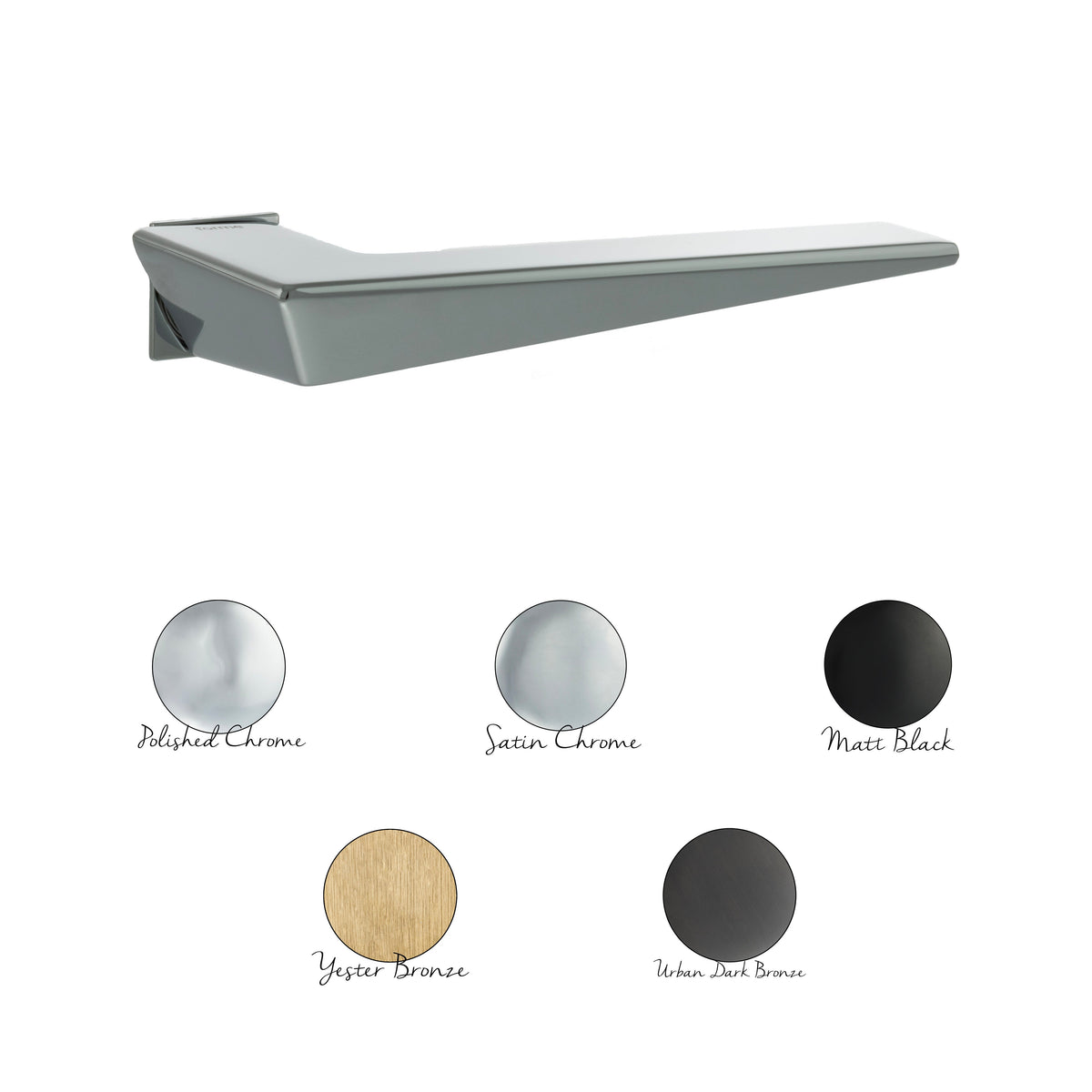 Forme Naxos Lever Door Handle on Concealed Square Rose - additional image