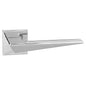 Forme Naxos Lever Door Handle on Minimal Square Rose - Polished Chrome - Default