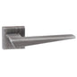 Forme Naxos Lever Door Handle on Minimal Square Rose - Urban Graphite - Default
