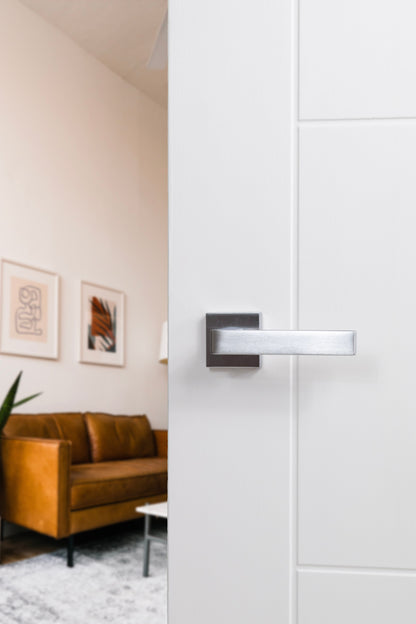 Forme Asti Lever Door Handle on Minimal Square Rose - additional image