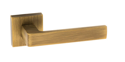 Forme Asti Lever Door Handle on Minimal Square Rose - Yester Bronze - Default