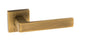 Forme Asti Lever Door Handle on Minimal Square Rose - Yester Bronze - Default