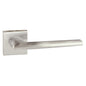 Forme Boston Lever Door Handle on Minimal Square Rose - Satin Chrome - Default