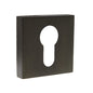 Forme Euro Escutcheons on Minimal Square Rose - Urban Dark Bronze - Default