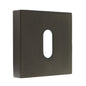 Forme Key Escutcheons on Minimal Square Rose - Urban Dark Bronze - Default