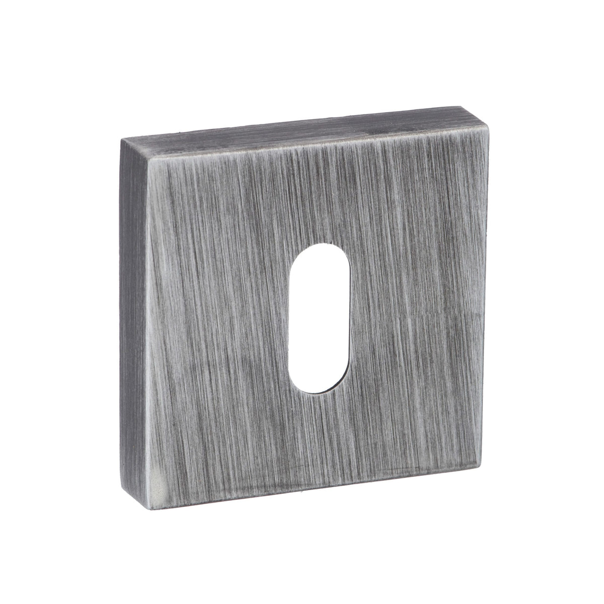 Forme Key Escutcheons on Minimal Square Rose - Urban Graphite - Default