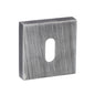 Forme Key Escutcheons on Minimal Square Rose - Urban Graphite - Default