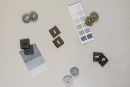 Forme Key Escutcheons on Minimal Square Rose - additional image