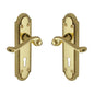 Gainsborough Door Handle on Plate by M Marcus - Heritage Brass
