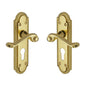 Gainsborough Door Handle on Plate by M Marcus - Heritage Brass