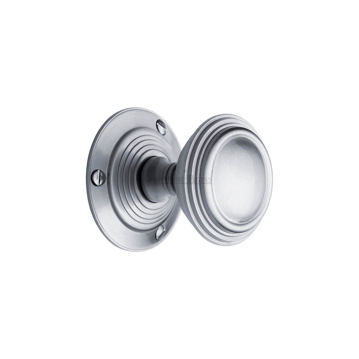 Goodrich Door Knob on Rose by M Marcus - Heritage Brass