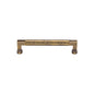Hammered Bauhaus Cabinet Pull by M Marcus - Heritage Brass