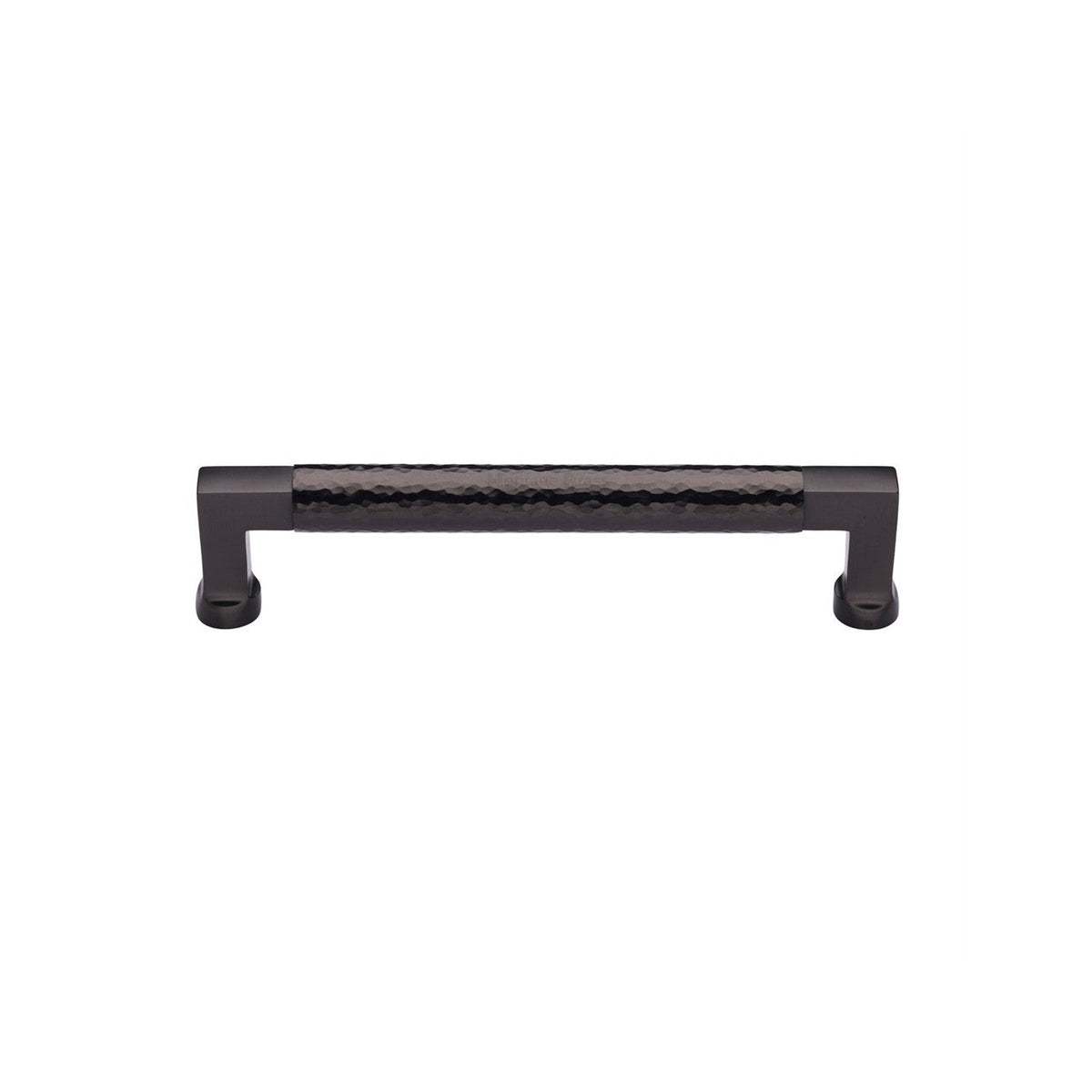 Hammered Bauhaus Cabinet Pull by M Marcus - Heritage Brass