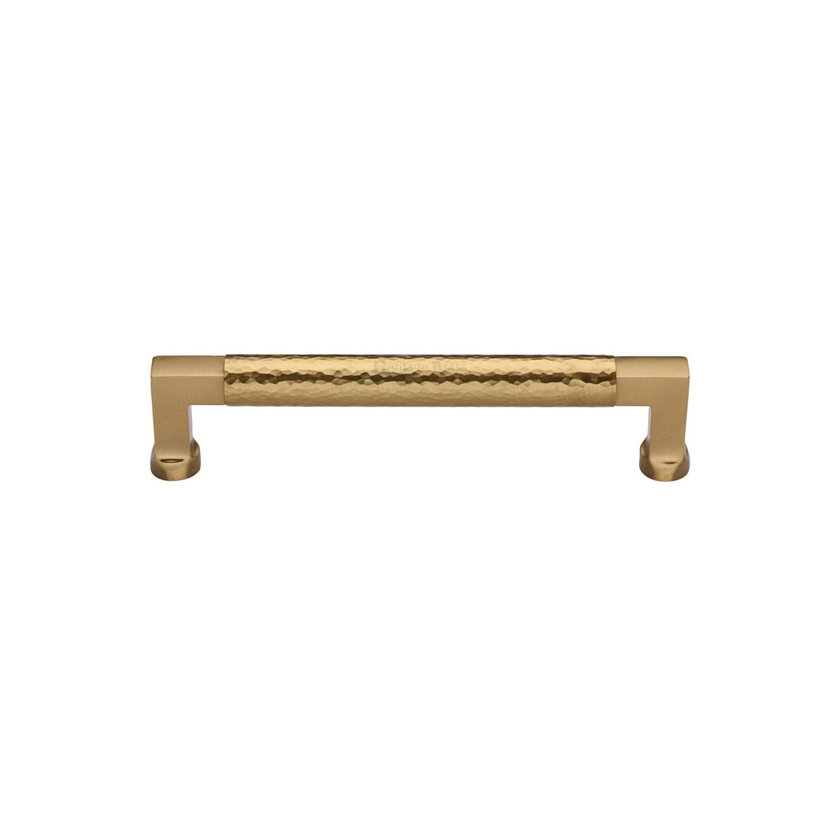 Hammered Bauhaus Cabinet Pull by M Marcus - Heritage Brass