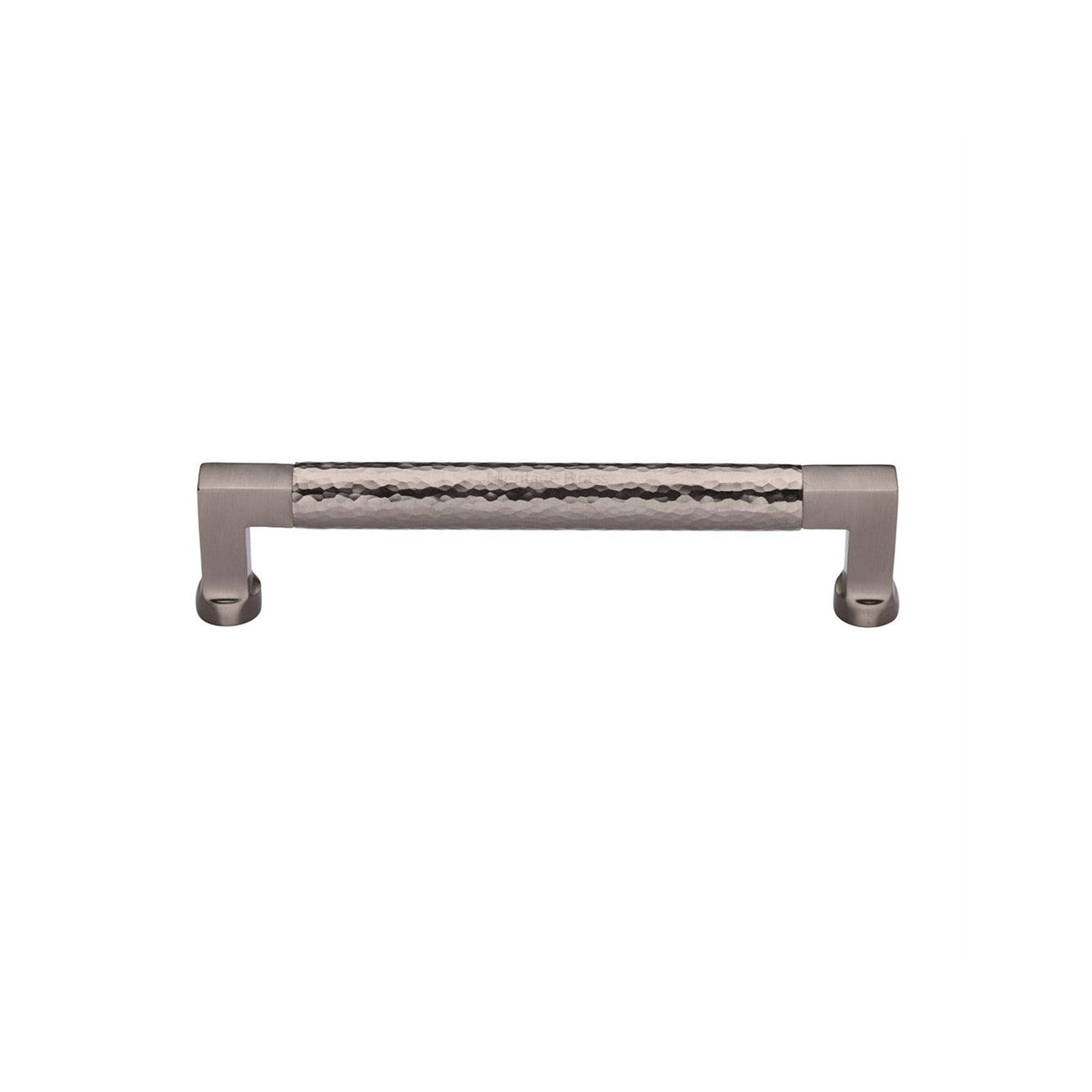 Hammered Bauhaus Cabinet Pull by M Marcus - Heritage Brass