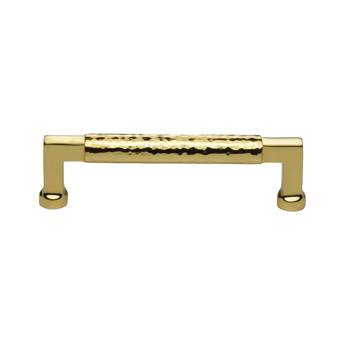 Hammered Bauhaus Cabinet Pull by M Marcus - Heritage Brass