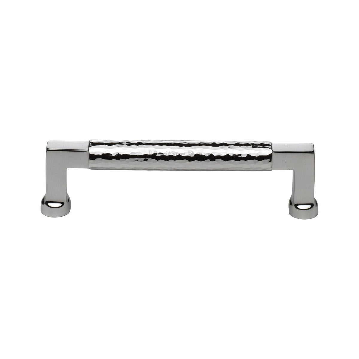 Hammered Bauhaus Cabinet Pull by M Marcus - Heritage Brass
