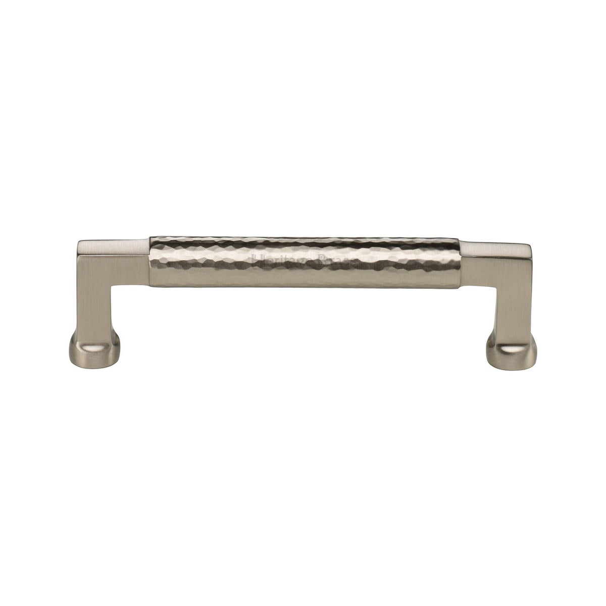 Hammered Bauhaus Cabinet Pull by M Marcus - Heritage Brass